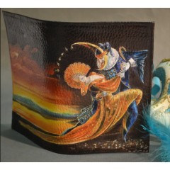 Заготовка обложка на паспорт, натуральная кожа, цвет коричневый, 13,0х19,0 см