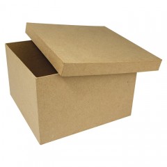 Заготовка коробка квадратная из картона, 15,5х15,5х10,5 см, Rayher (Германия)