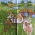 Салфетка для декупажа Сельская жизнь, 33х33 см, Германия