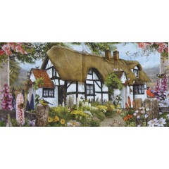 Салфетка для декупажа SLOG018001 "Уютный коттедж", 33х33 см