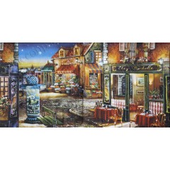 Салфетка для декупажа SLOG020201 "Парижское кафе", 33х33 см