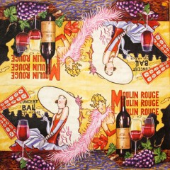 Салфетка для декупажа SLOG020501 "Мулен Руж", 33х33 см, Германия