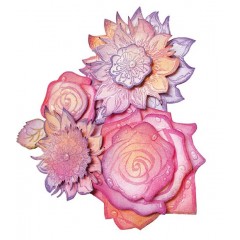 Штампы силиконовые Viva-Silikon-Stempel 3D26 "Розетки" для 3D элементов, 14х18 см