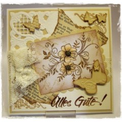 Штампы силиконовые Viva-Silikon-Stempel D24 "Цветочные мотивы", 14х18 см, Германия