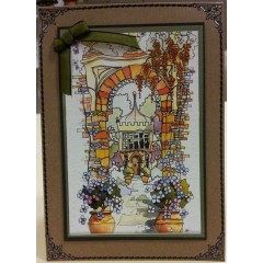 Штамп резиновый MPL 907202 "Полночный сад" Michael Powell, 9х14,5 см