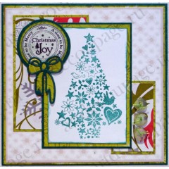 Набор новогодних силиконовых штампов "Новогодняя ёлка", Papermania