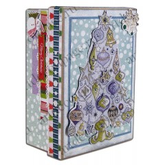 Набор новогодних силиконовых штампов "Новогодняя ёлка", Papermania