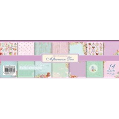 Набор односторонней бумаги для скрапбукинга "Полуденный чай", 30,5х30,5 см, ScrapBerry's