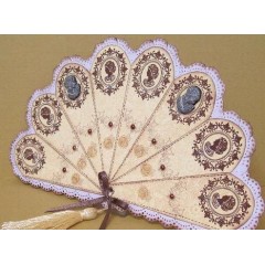 Штампы силиконовые Viva-Silikon-Stempel D15 "Люстра, портреты, орнамент",14х18 см, Германия