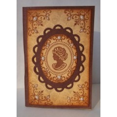 Штампы силиконовые Viva-Silikon-Stempel D15 "Люстра, портреты, орнамент",14х18 см, Германия