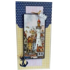 Штамп резиновый MPL 907208 "Наблюдательная вышка" Michael Powell, 9х14,5 см