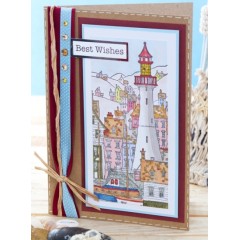 Штамп резиновый MPL 907208 "Наблюдательная вышка" Michael Powell, 9х14,5 см