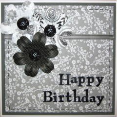 Набор бумаги для скрапбукинга, коллекция Bexley Black, цвет черно-белый, 15,2х15,2 см, 160gsm, Papermania