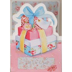 Набор для изготовления открытки Подарки, коллекция Lucy Cromwell, DoCrafts, 14,8х21 см