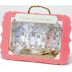 Акварельный маркер кисточка Koi 124, цвет ирис, SAKURA Япония