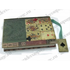 Брадсы "Масти игральных карт - бубна", Stamperia, 24 шт