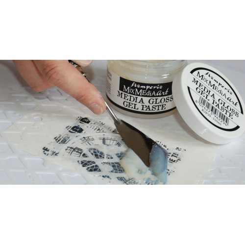 Паста гель блестящая Media Gloss Gel Paste Stamperia, 150 мл