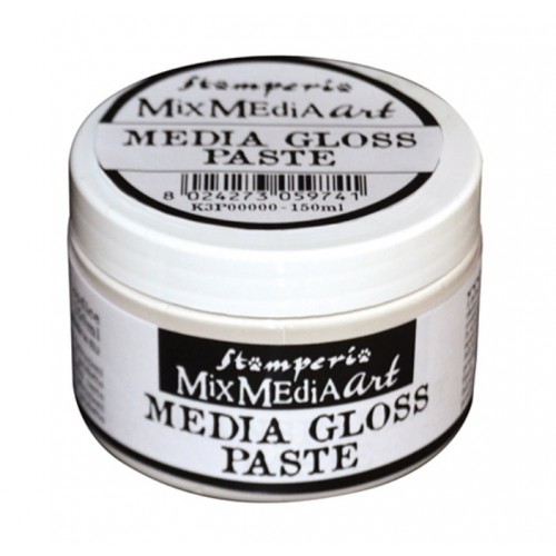 Паста гель блестящая Media Gloss Gel Paste Stamperia, 150 мл