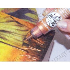 Краска-контур металлик Angel Metallic Color KAMM04, цвет красный закат 20 мл, Stamperia