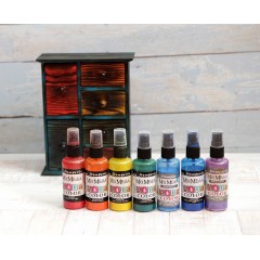 Краска - спрей "Aquacolor Spray "для техники "Mix Media" красное дерево, 60 мл, Stamperia (Италия)