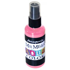 Краска - спрей "Aquacolor Spray "для техники "Mix Media" розовый, 60 мл, Stamperia (Италия)