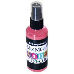 Краска - спрей "Aquacolor Spray "для техники "Mix Media" античная роза, 60 мл, Stamperia (Италия)