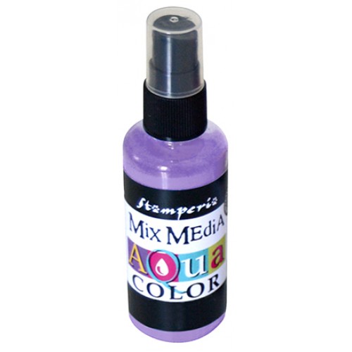 Краска-спрей Aquacolor Spray для техники Mix Media сиреневый, 60 мл, Stamperia