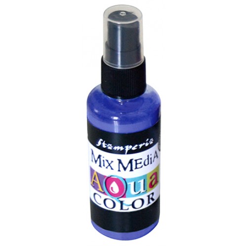 Краска-спрей Aquacolor Spray для техники Mix Media фиолетовый, 60 мл, Stamperia