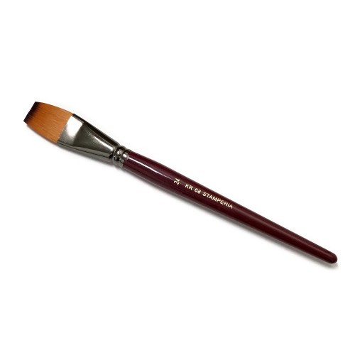 Кисть плоская синтетическая №24 Stamperia KR68