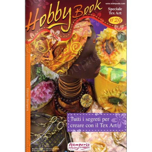 Журнал "Hobby Book" № 29 Stamperia на итальянском языке "Все секреты декупажа"