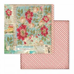 Набор бумаги для скрапбукинга "Алиса в стране чудес", 10 листов, 20,5 х 20,5 см, Stamperia