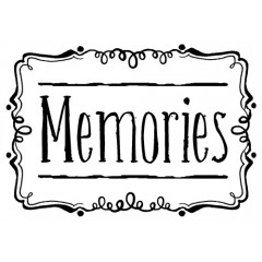 Штамп силиконовый WTK088 "Memories", 5х7 см, Stamperia