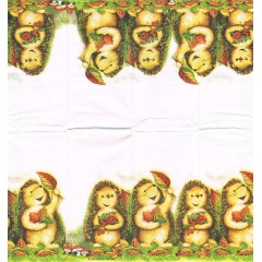 Салфетка для декупажа HF12207460 "Ёжики", 22х22 см, Голландия