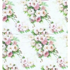 Салфетка для декупажа HF12207615 "Роза Арианна на кремовом", 22х22 см, Голландия