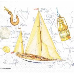 Салфетка для декупажа HF13309765 "Буревестник", 33х33 см, Голландия