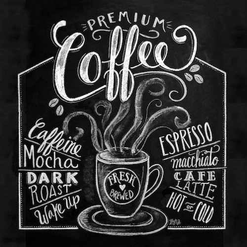 Салфетка для декупажа Доска Coffe, 33х33 см, Германия