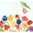 Салфетка для декупажа Тюльпаны разноцветные, 33х33 см, Home Fashion Германия