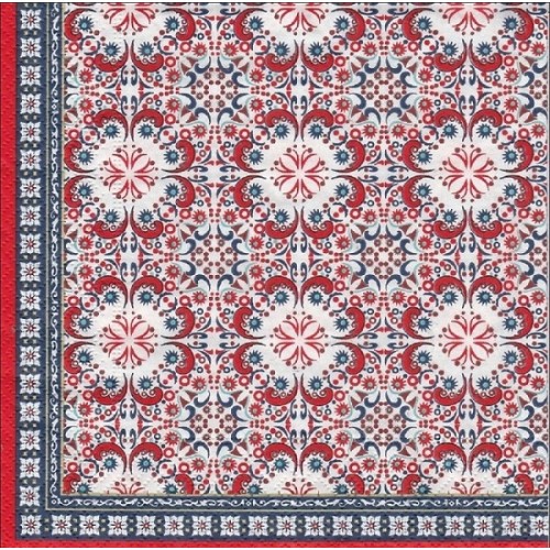 Салфетка для декупажа Альгамбра, орнамент, 33х33 см, Италия
