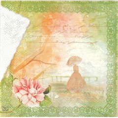 Салфетка для декупажа "В парке", 33х33 см, Германия