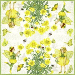 Салфетка для декупажа HFLU231460 "Цветочные феи", 33х33 см, Германия