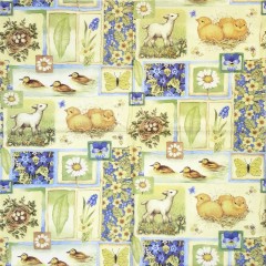 Салфетка для декупажа "Весенний коллаж", 33х33 см, Германия