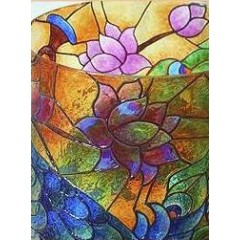 Гель с эффектом стекла Viva-Glaseffekt-Gel, цвет 501 ежевика, 25 мл