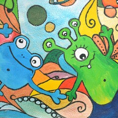 Краска для кожи и синтетики Color up Антрацит металлик 50мл, Viva Decor Германия