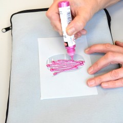 Краска для создания жемчужин Viva Perlen Pen 416 перламутровый пыльно-красный, 25 мл