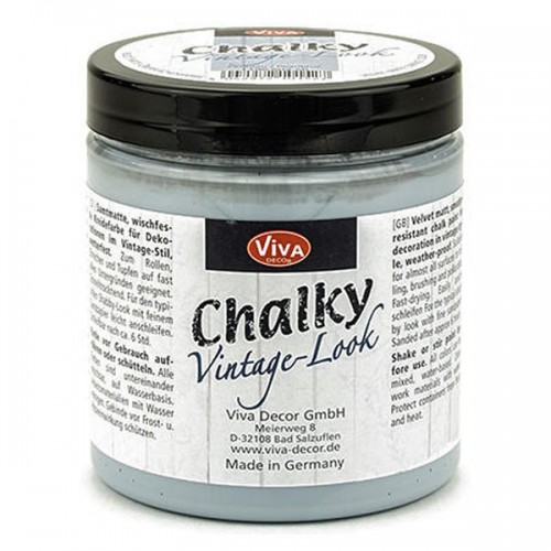 Краска меловая Chalky Vintage-Look, цвет 102 белая шерсть, 250мл, Viva Decor 