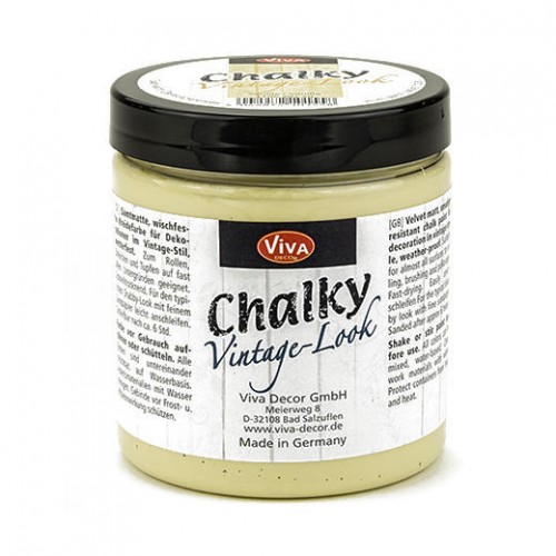 Краска меловая Chalky Vintage-Look, цвет 201 ваниль, 250мл, Viva Decor 