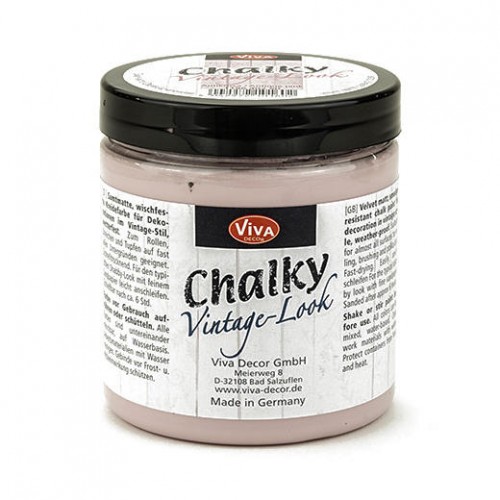 Краска меловая Chalky Vintage-Look, цвет 402 античная роза, 250мл, Viva Decor 