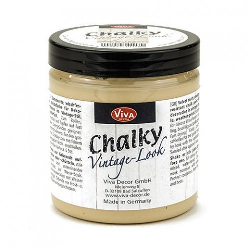 Краска меловая Chalky Vintage-Look, цвет 451 капучино, 250мл, Viva Decor 