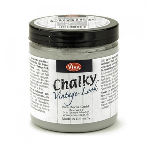 Краска меловая Chalky Vintage-Look, цвет 801 серый, 250мл, Viva Decor 