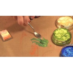 Краска-паста металлик Inka-Gold 902 серебро, 50г, Viva Decor (Германия)